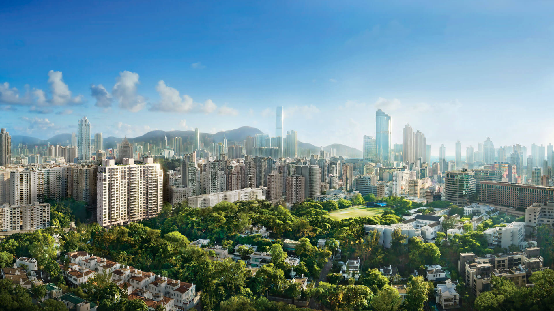 Panoramic View of Kadoorie Hill